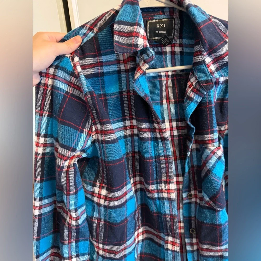 FOREVER 21 plaid shirt - Picture 7 of 11